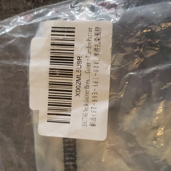 Saitag Blue Tie Dye Sun Dust Protection Neck Gaiter  - Picture 4 of 5